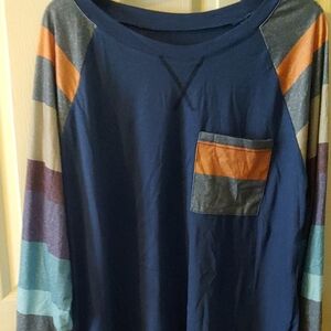 Colorful Striped Long Sleeve Shirt